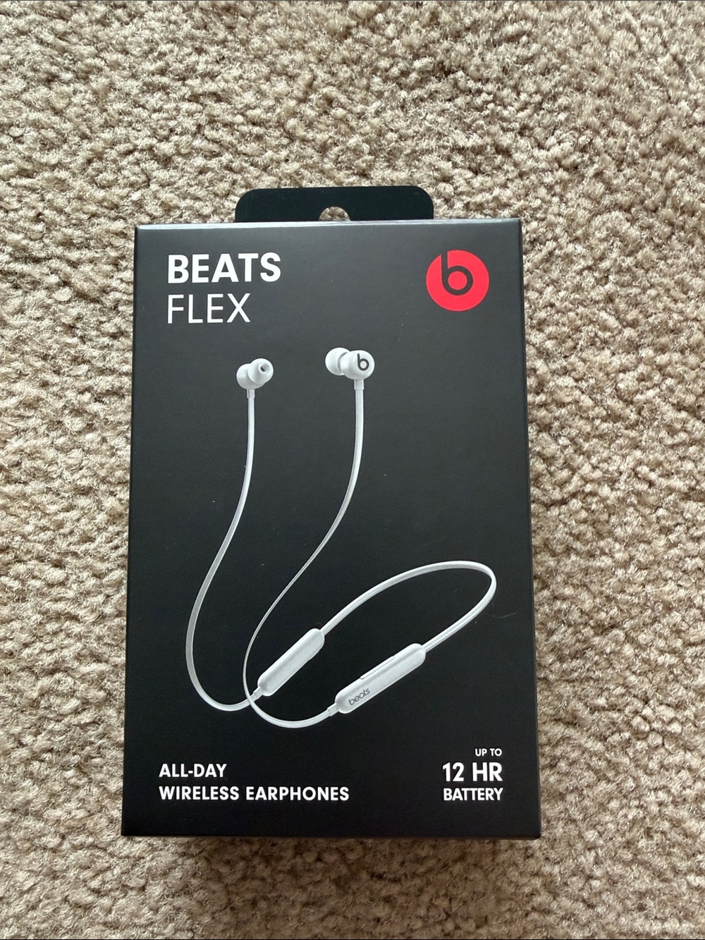 Flex Wireless earbuds in White